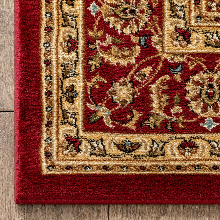 Well Woven Timeless Aviva Traditional Red 3'11 x 5'3 Area Rug 